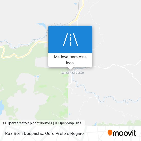 Rua Bom Despacho mapa