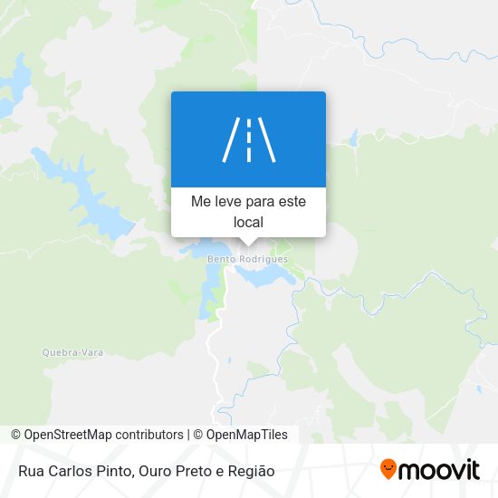 Rua Carlos Pinto mapa