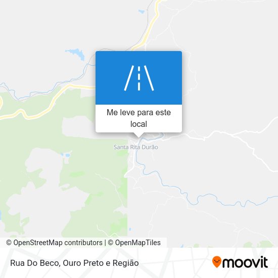 Rua Do Beco mapa
