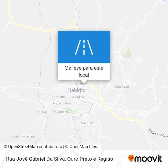 Rua José Gabriel Da Silva mapa