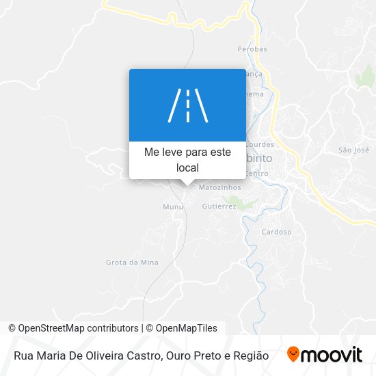 Rua Maria De Oliveira Castro mapa