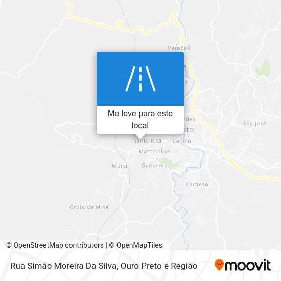 Rua Simão Moreira Da Silva mapa