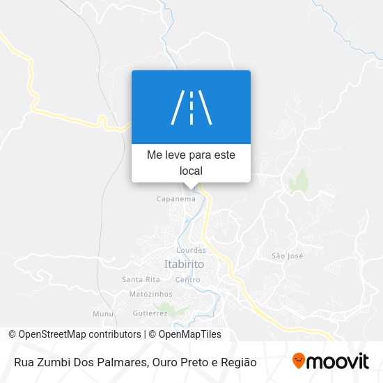 Rua Zumbi Dos Palmares mapa