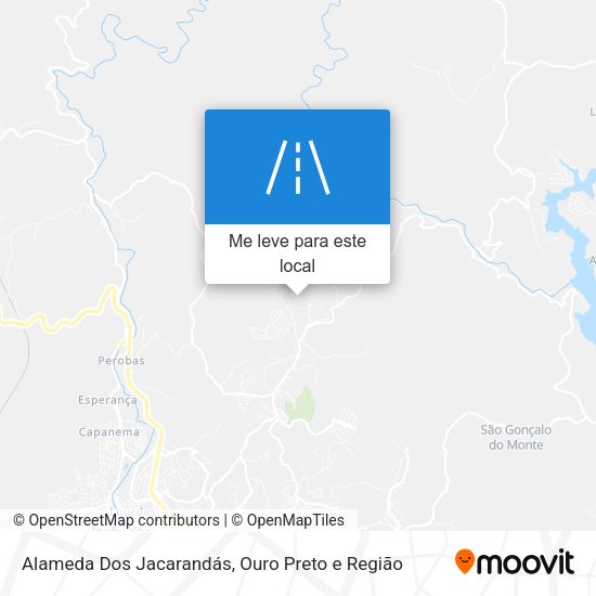 Alameda Dos Jacarandás mapa