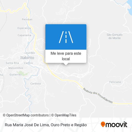 Rua Maria José De Lima mapa