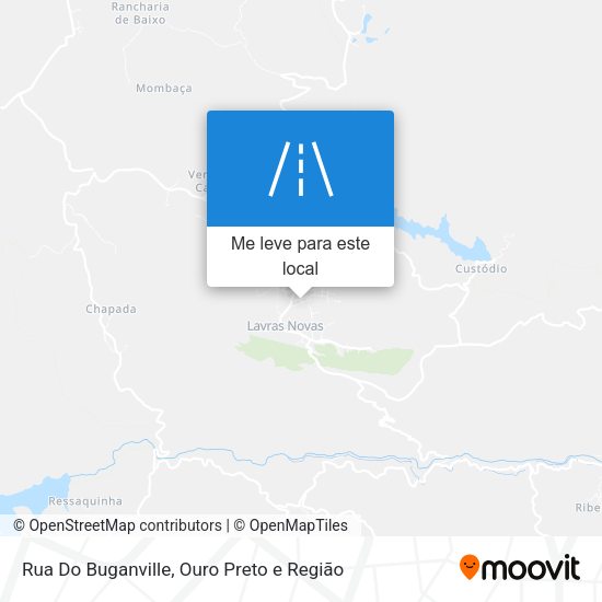 Rua Do Buganville mapa