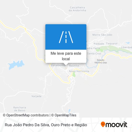 Rua João Pedro Da Silva mapa