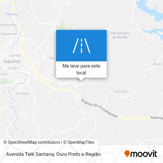 Avenida Telê Santana mapa