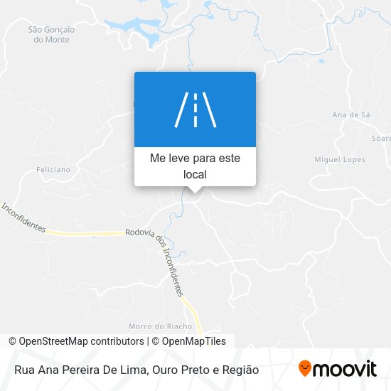 Rua Ana Pereira De Lima mapa