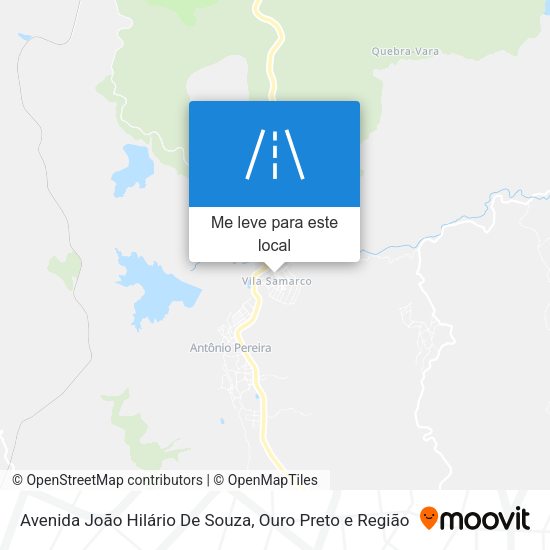 Avenida João Hilário De Souza mapa