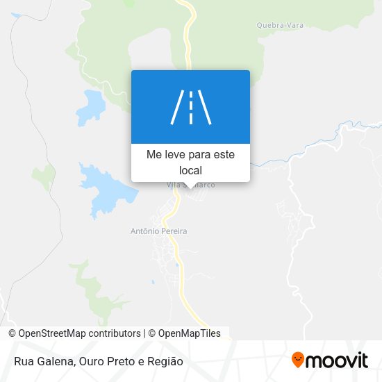 Rua Galena mapa