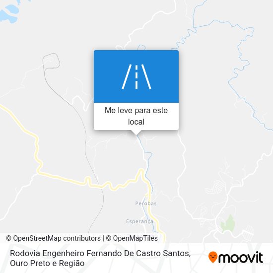 Rodovia Engenheiro Fernando De Castro Santos mapa