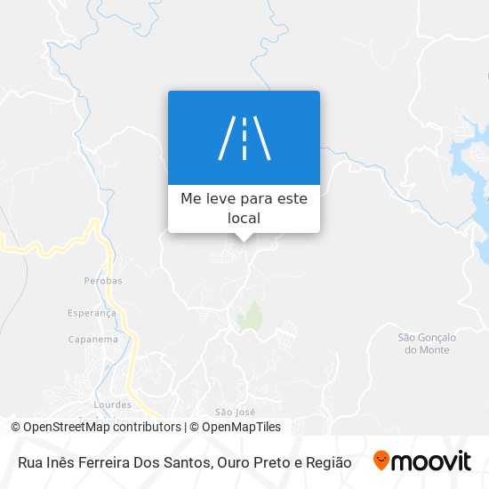 Rua Inês Ferreira Dos Santos mapa