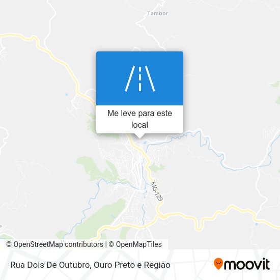 Rua Dois De Outubro mapa
