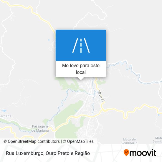 Rua Luxemburgo mapa