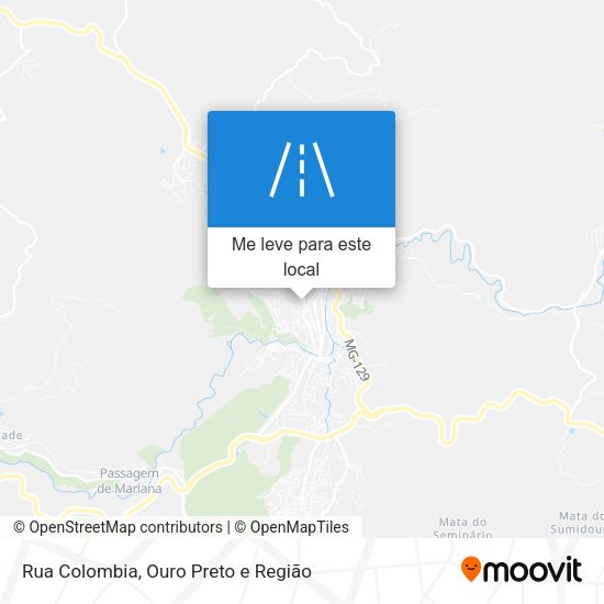 Rua Colombia mapa