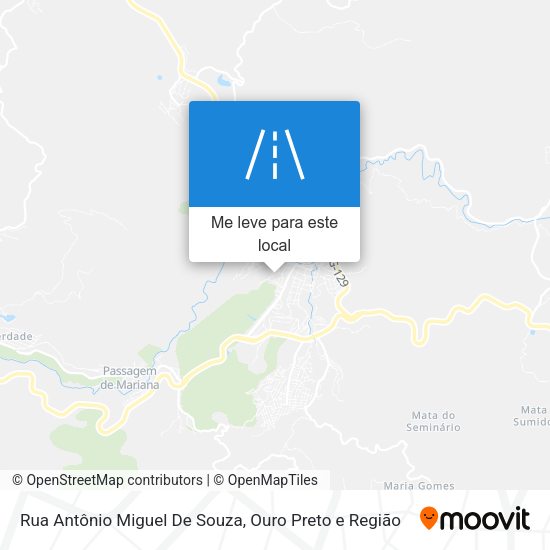 Rua Antônio Miguel De Souza mapa