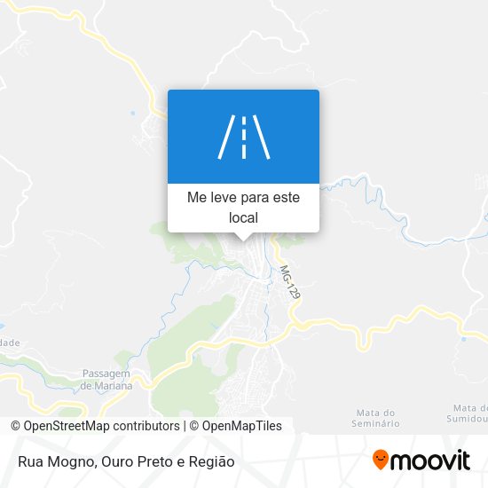 Rua Mogno mapa