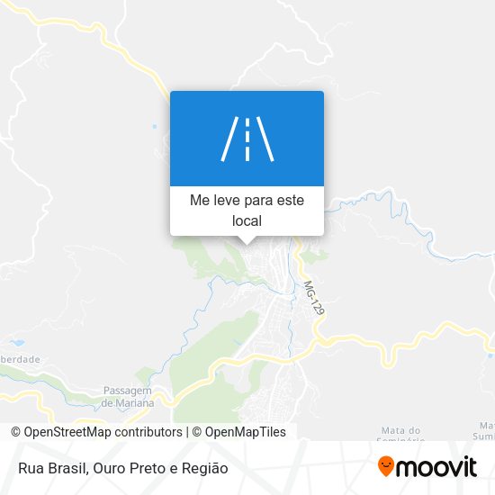 Rua Brasil mapa