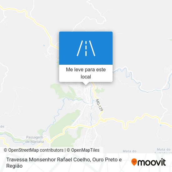 Travessa Monsenhor Rafael Coelho mapa