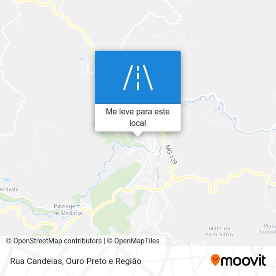 Rua Candeias mapa