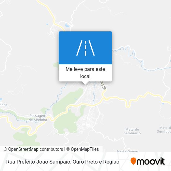 Rua Prefeito João Sampaio mapa