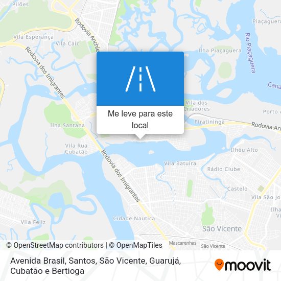Avenida Brasil mapa