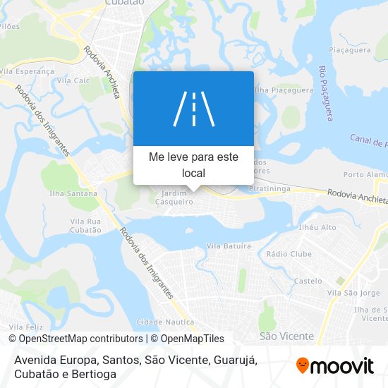 Avenida Europa mapa