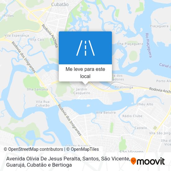 Avenida Olívia De Jesus Peralta mapa