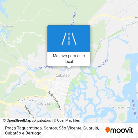 Praça Taquaratinga mapa