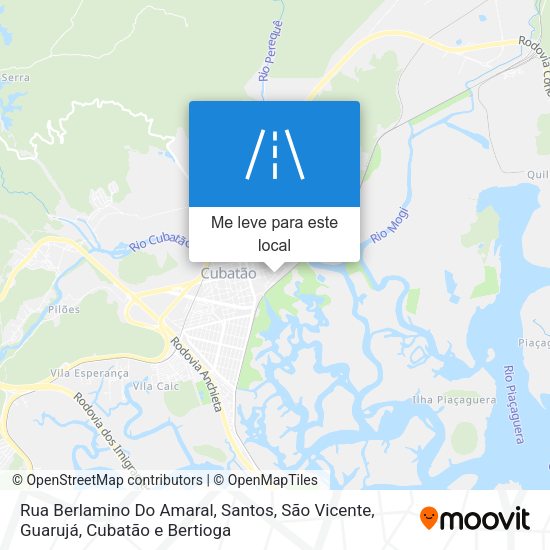 Rua Berlamino Do Amaral mapa