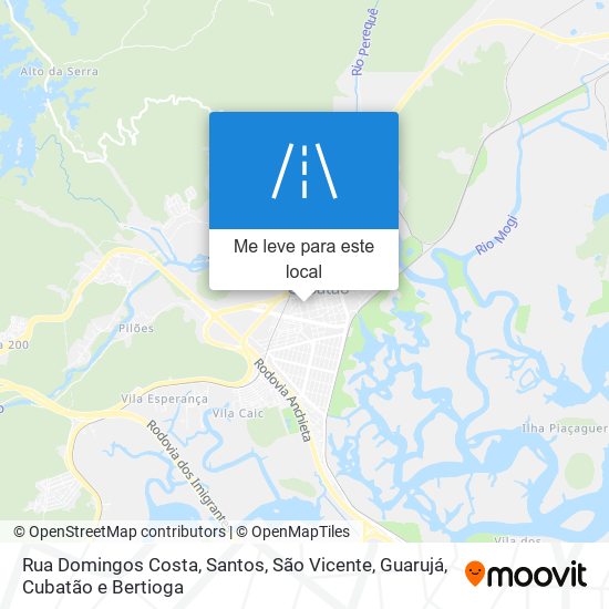 Rua Domingos Costa mapa