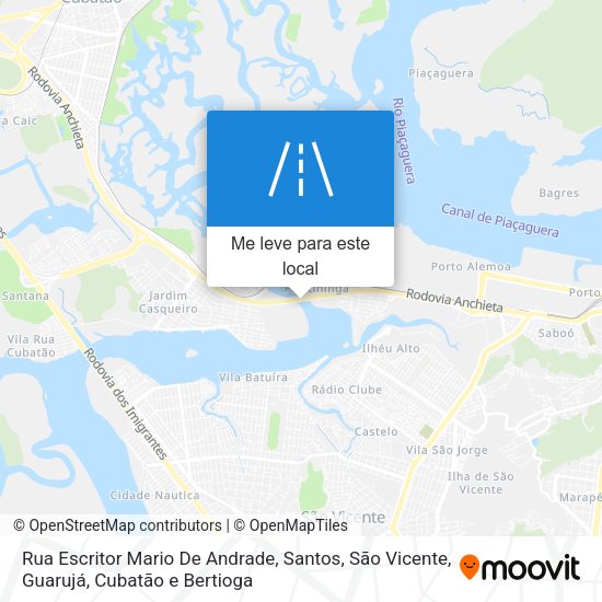 Rua Escritor Mario De Andrade mapa