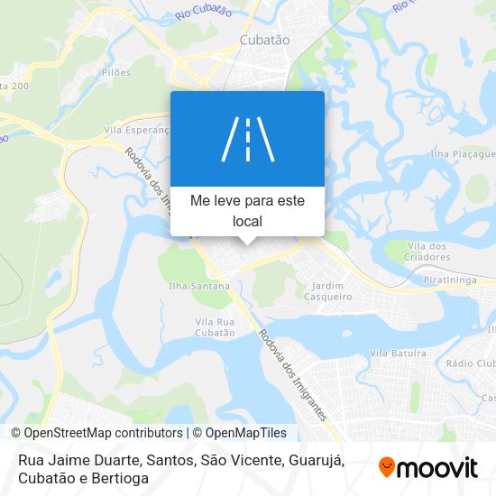 Rua Jaime Duarte mapa