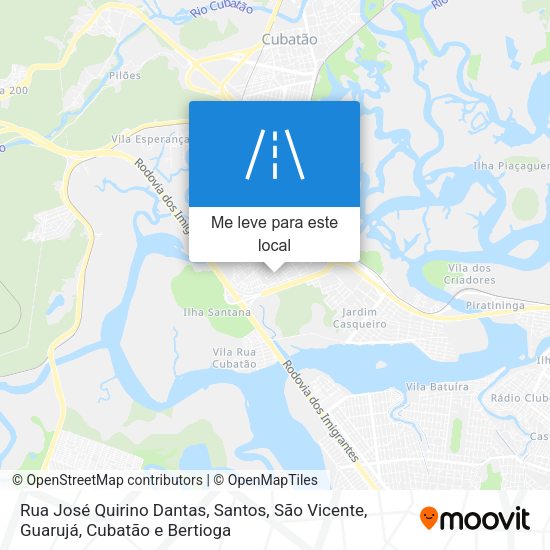 Rua José Quirino Dantas mapa