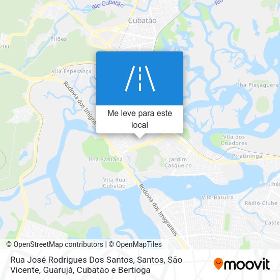 Rua José Rodrigues Dos Santos mapa