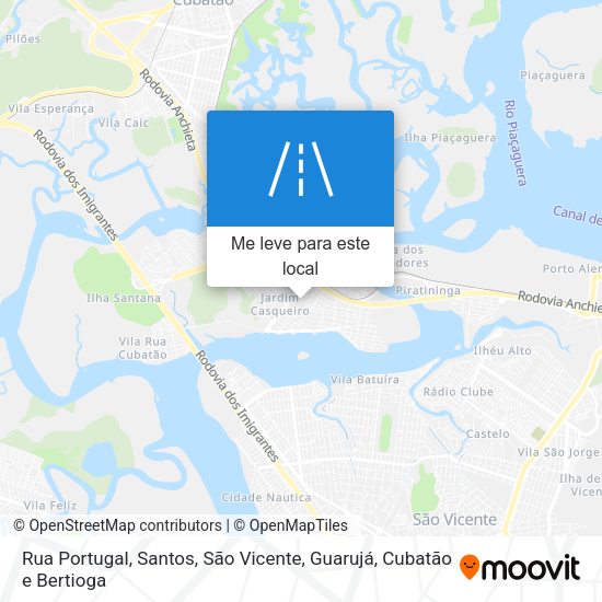 Rua Portugal mapa