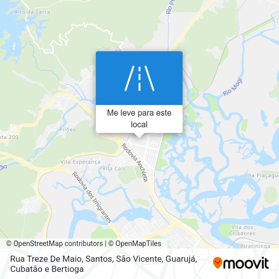 Rua Treze De Maio mapa