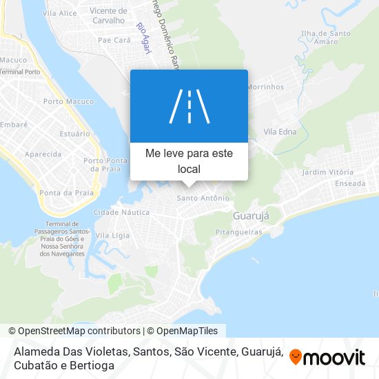 Alameda Das Violetas mapa