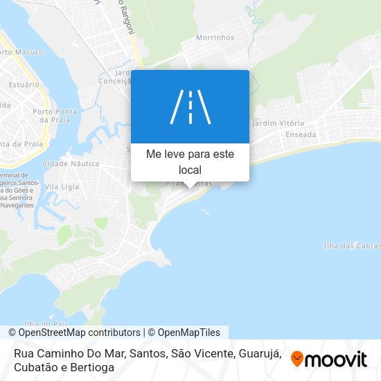 Rua Caminho Do Mar mapa