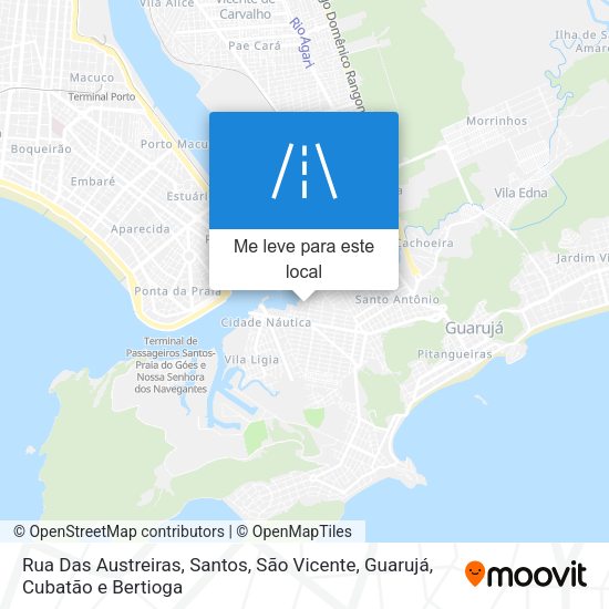 Rua Das Austreiras mapa