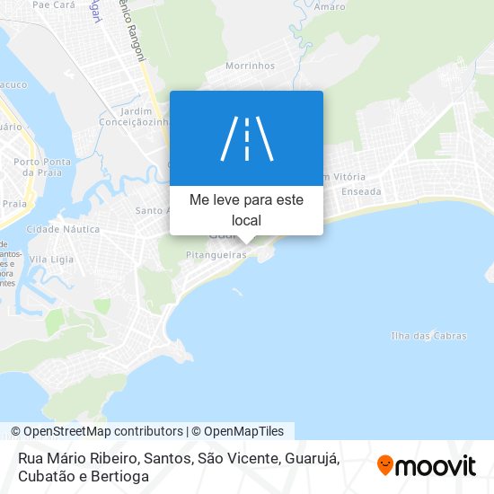 Rua Mário Ribeiro mapa