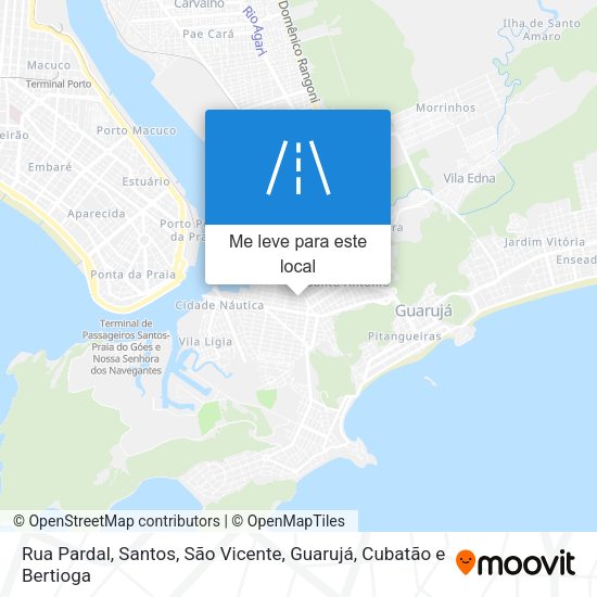 Rua Pardal mapa
