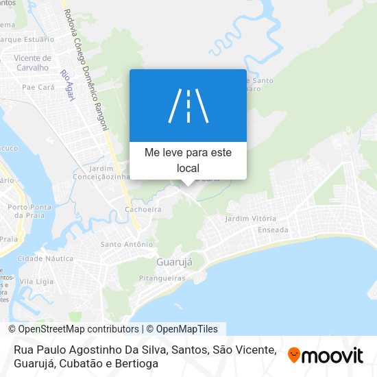 Rua Paulo Agostinho Da Silva mapa