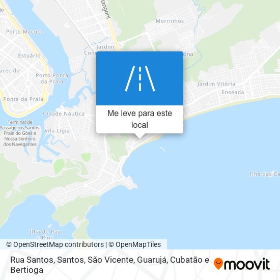 Rua Santos mapa