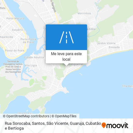 Rua Sorocaba mapa