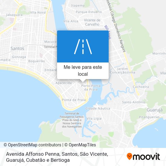 Avenida Affonso Penna mapa