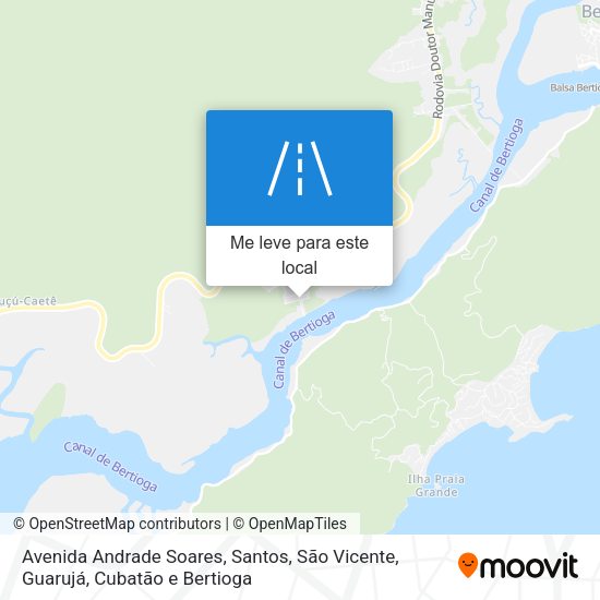 Avenida Andrade Soares mapa