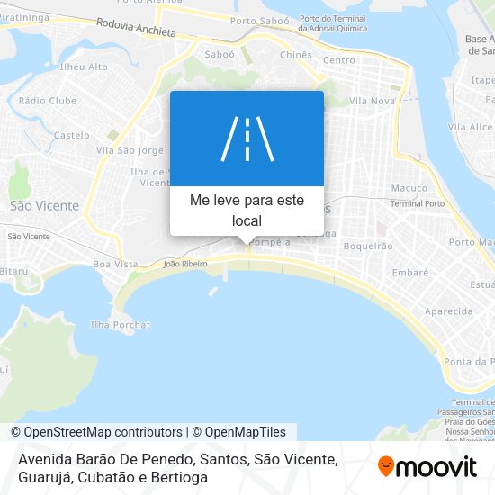 Avenida Barão De Penedo mapa
