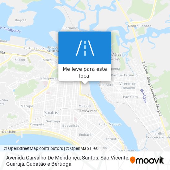 Avenida Carvalho De Mendonça mapa